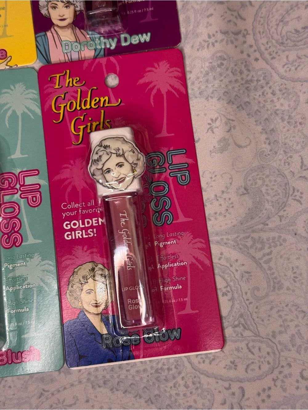 The Golden Girls Lip Gloss Set - Sophia, Dorothy, Rose & Blanche